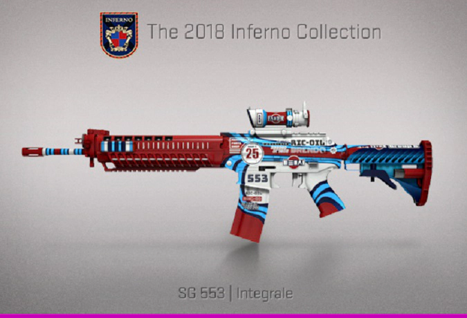 CS:GO skin SG 553 Integrale