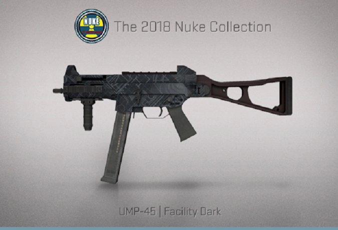 CS:GO skin UMP-45 Facility Dark