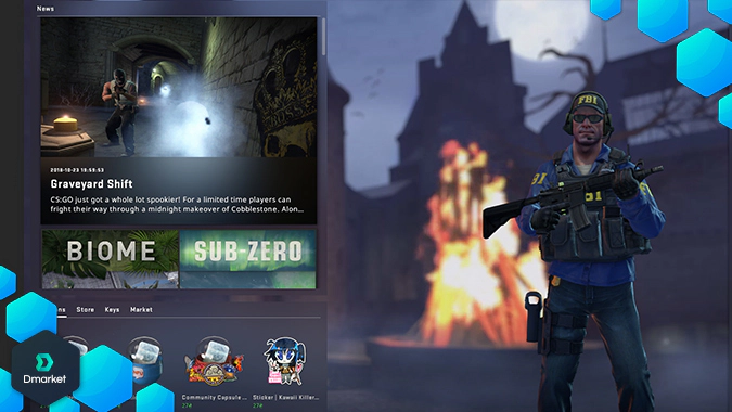 CS:GO Halloween Starts Screen