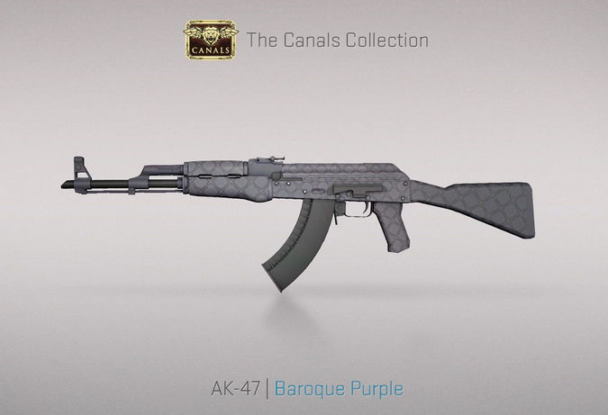 ak 47 baroque purple