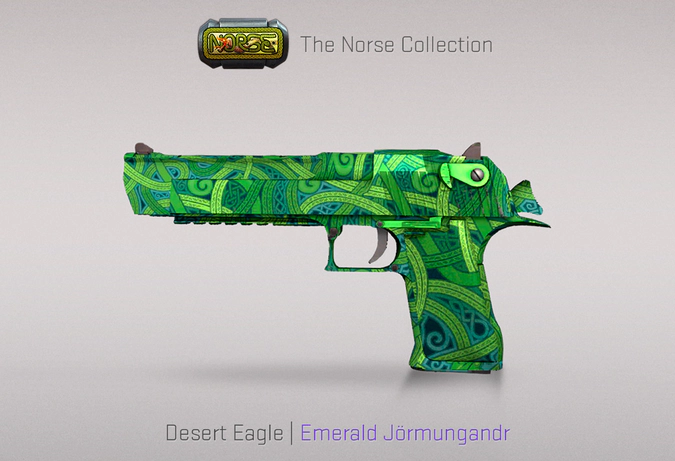 deseart eagle emerald jormungandr