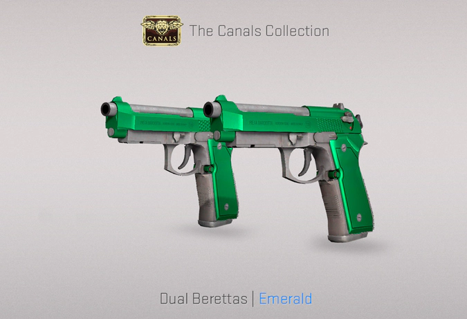 dual berettas emerald