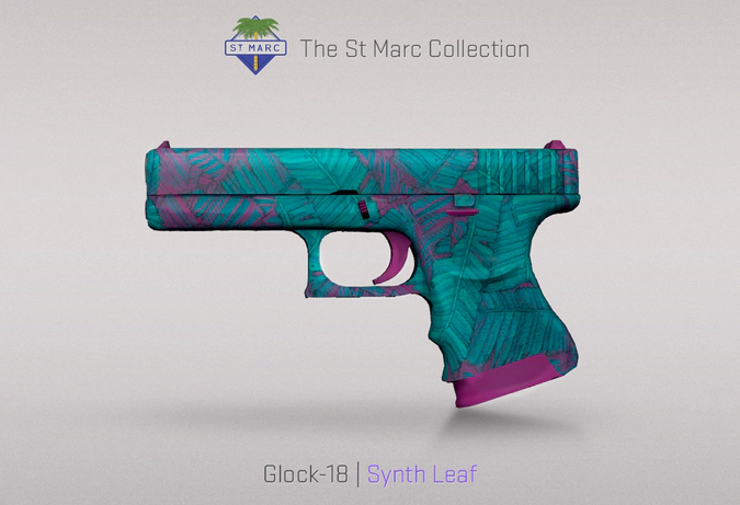 glock 18 synth leaf