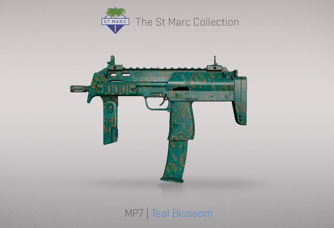 mo7 teal blossom