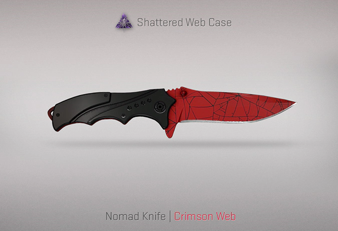 nomad knife crimson web