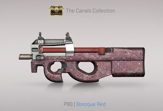 p90 boroque red