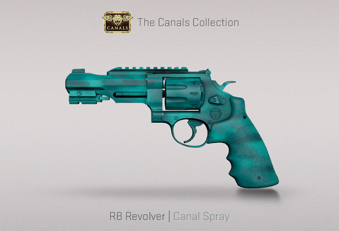 r8 revolver canal spray