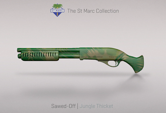 sawed off jungle thicket