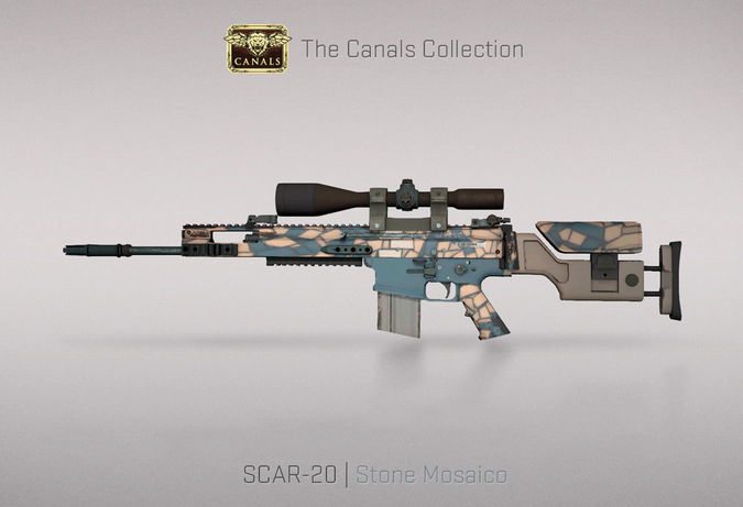 scar 20 stone mosaico