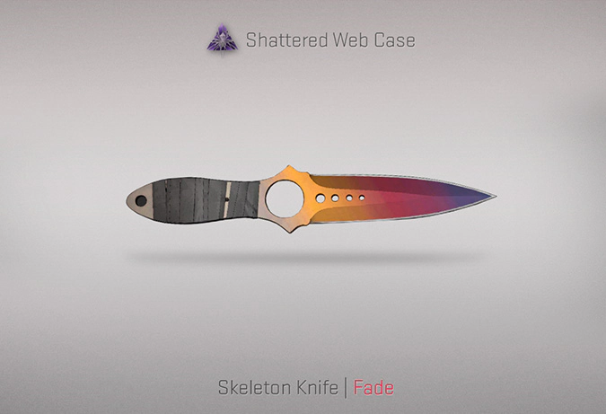 skeleton knife fade