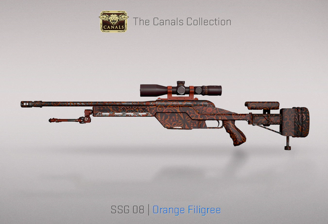 ssg 08 orange filigree