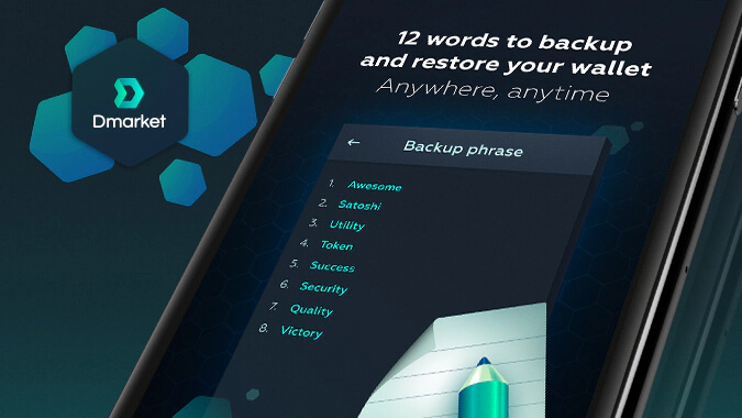 DMarket IOS wallet backup phrase