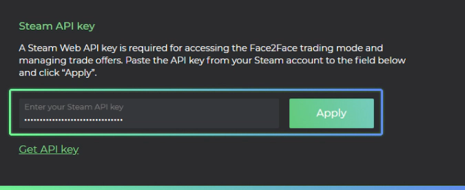 Steam API Key Face2Face mode
