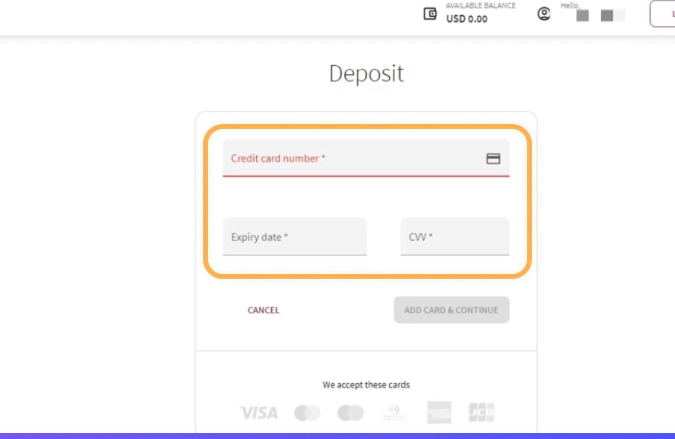 Deposit via Skrill on DMarket