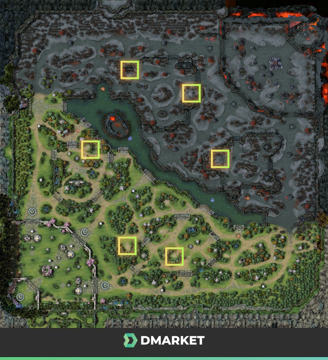 Medium Neutral Camps in Dota 2