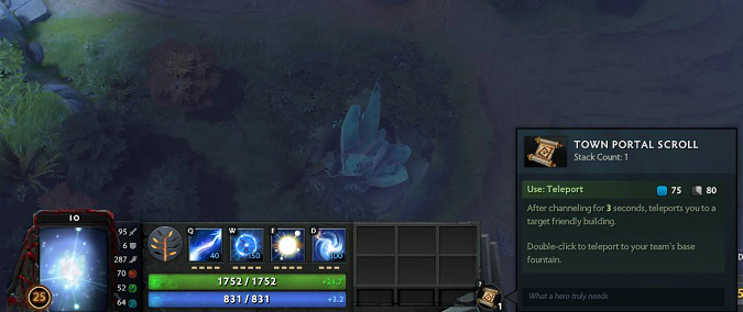 Dota 2 patch 7.20 Portal scroll