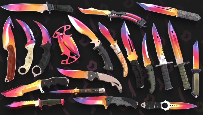 cs2 fade knives