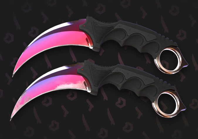 karambit fade factory new and minimal wear