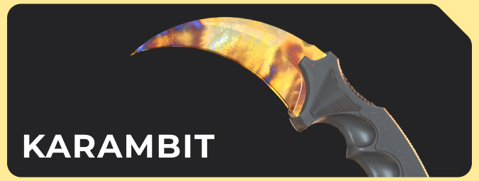 Karambit Case Hardened Gold Gem