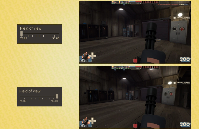 fov 75 and fov 90 in tf2