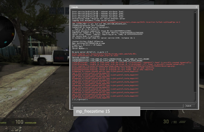 mp_freezetime command in CS:GO