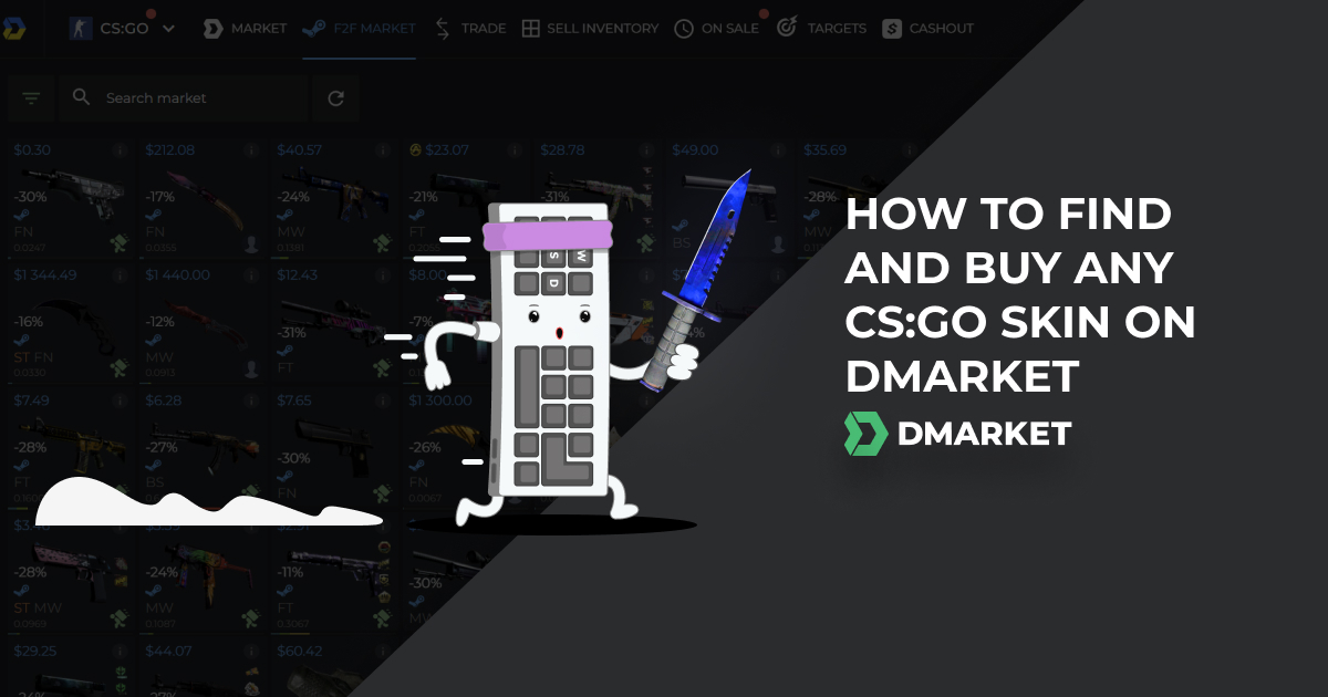 How to Find and Buy Any CS:GO Skin on DMarket
