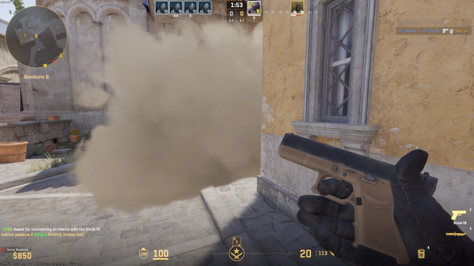 smoke grenades in cs2