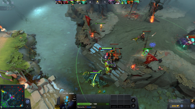 dota 2 using wards