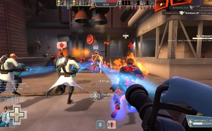 TF2 Medic gameplay