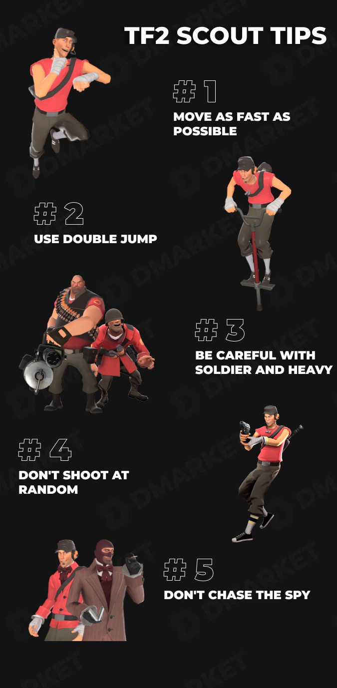 top 5 tips for playing Scout in TF2