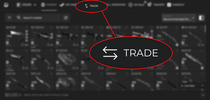 trade skins on DMarket