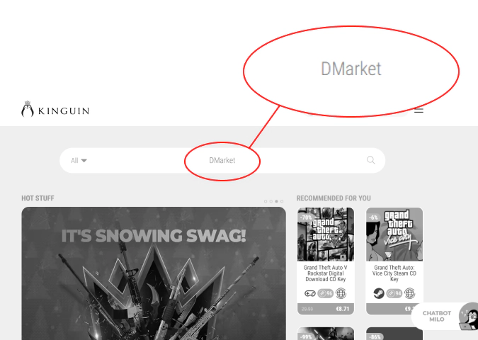 kinguin dmarket