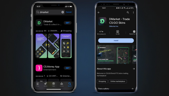 official DMarket apps