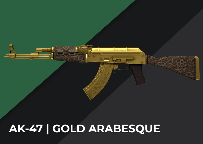 AK-47 Gold Arabesque