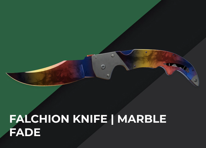 Falchion Knife Marble Fade