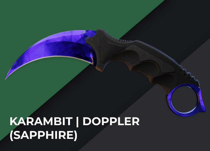 Karambit Doppler (Saphir)