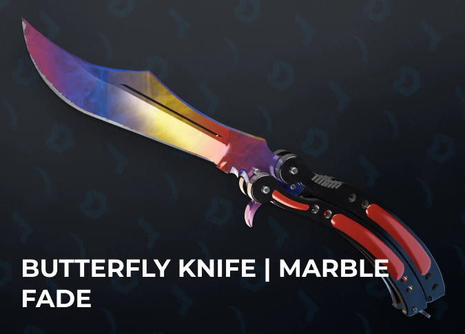 Butterfly Knife Marble Fade