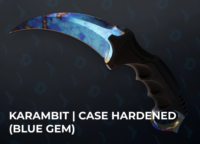 Karambit Case Hardened (Blue Gem)