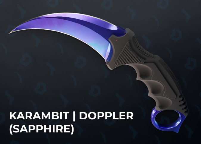 Karambit Doppler (Sapphire)