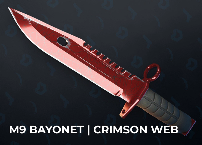 M9 Bayonet Crimson Web