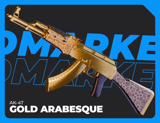 AK-47 Gold Arabesque