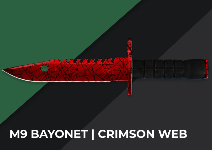 M9 Bayonet Crimson Web