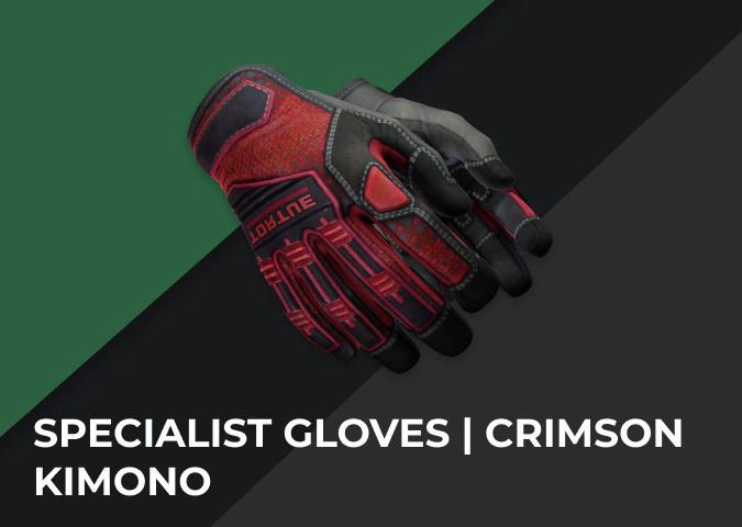 Specialist Gloves Crimson Kimono