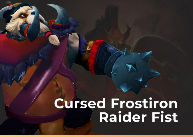 Cursed Frostiron Raider Fist dota 2