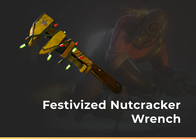 Festivized Nutcracker Wrench tf2