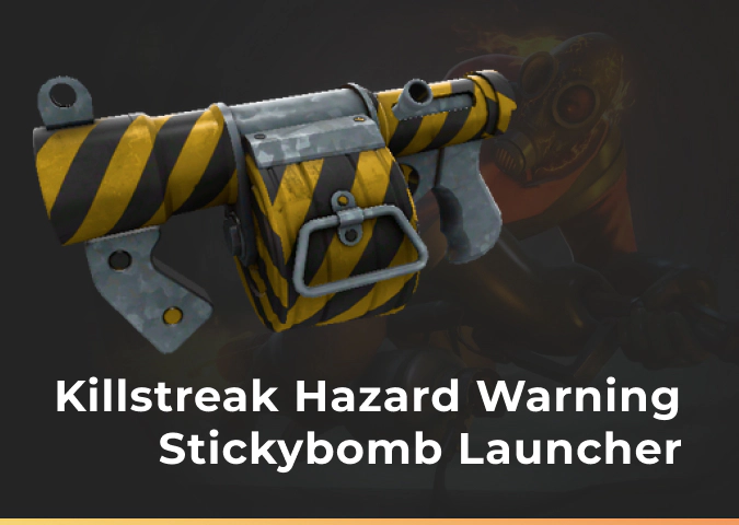 Killstreak Hazard Warning Stickybomb Launcher tf2