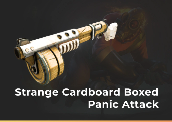 Strange Cardboard Boxed Panic Attack tf2