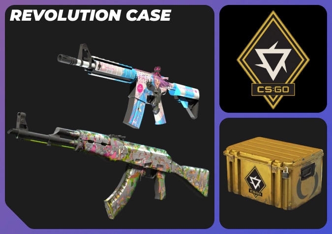 Revolution Case in cs2 and Covert skins