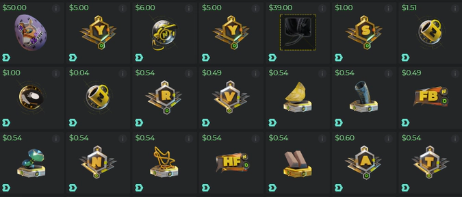 DMarket Navination NFT items