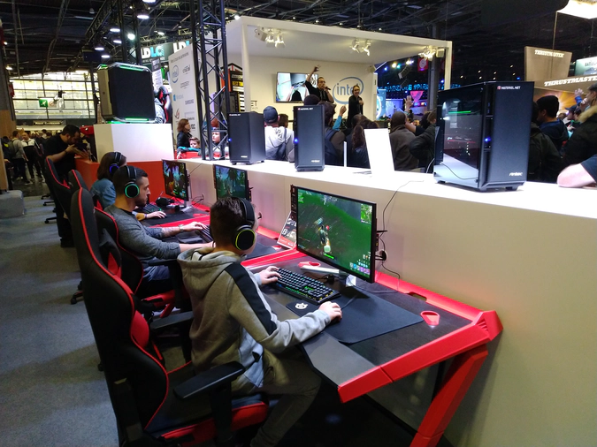 Paris Games Week 2018 players